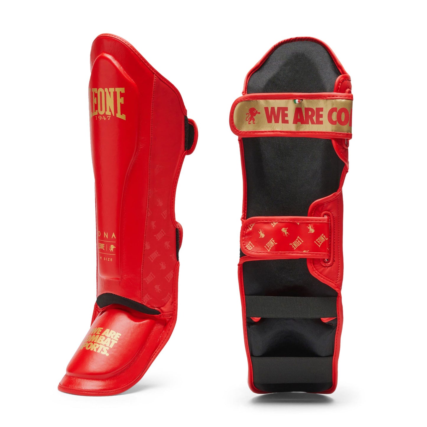 Espinilleras Leone DNA GEL rojo