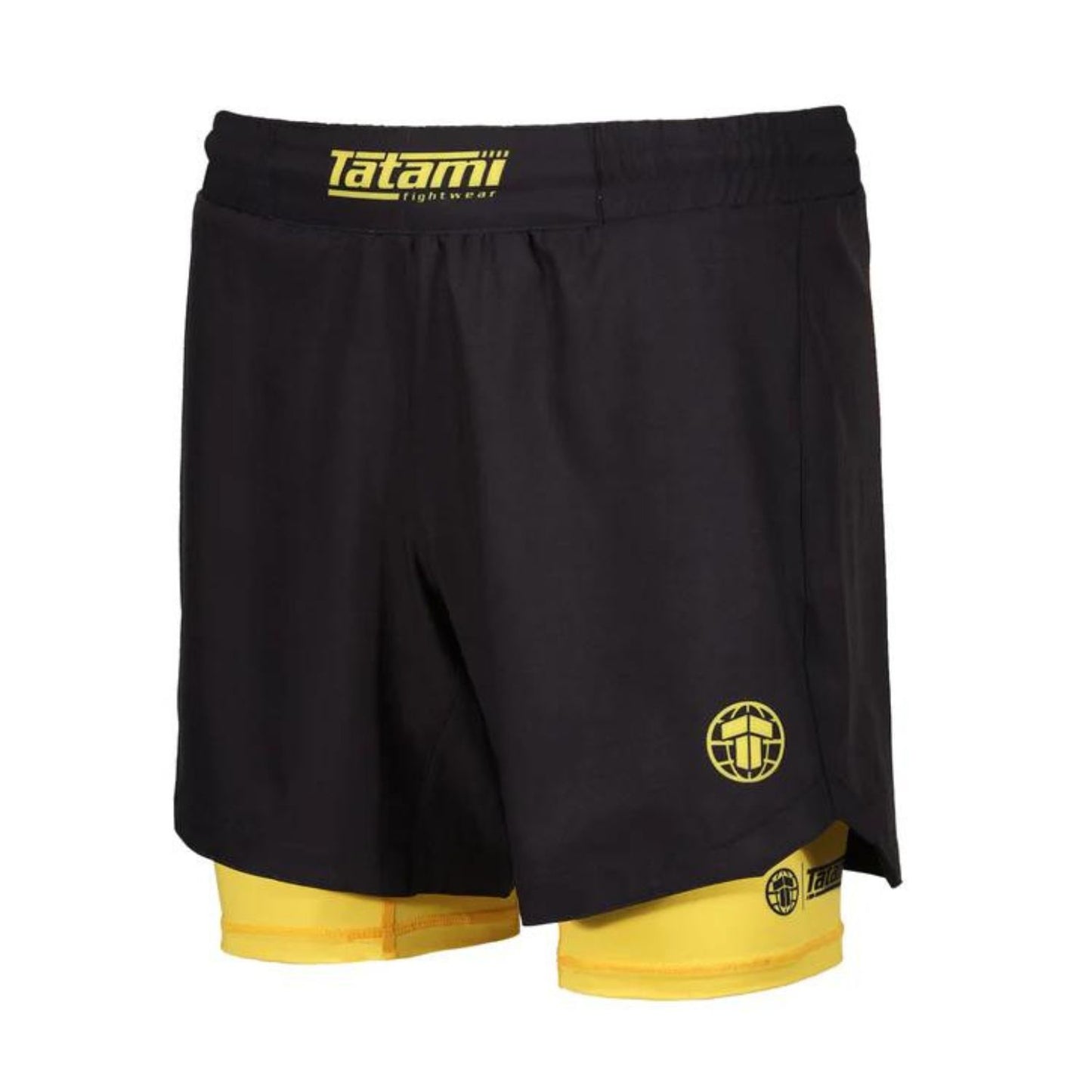 Tatami Pantalón corto Dual Layer Amarillo