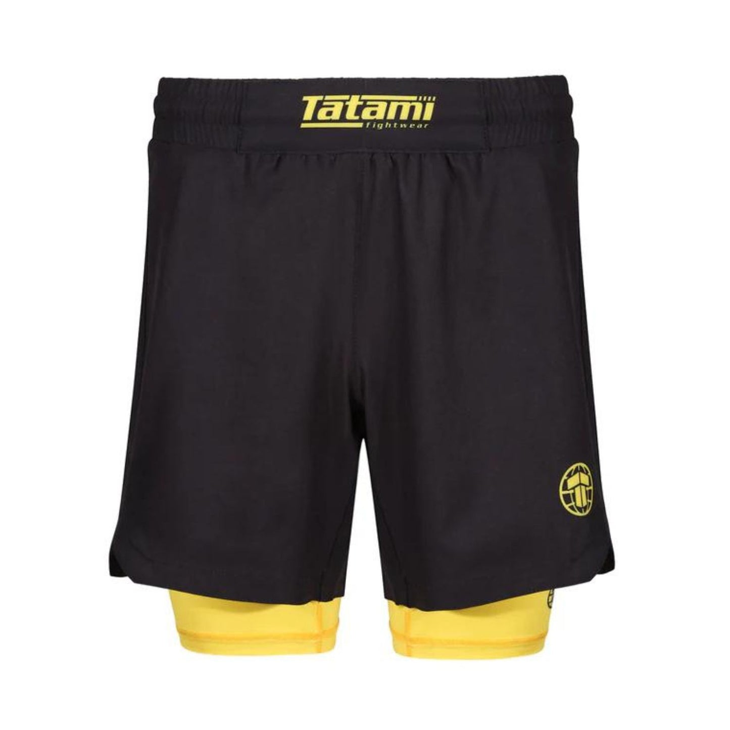 Tatami Pantalón corto Dual Layer Amarillo