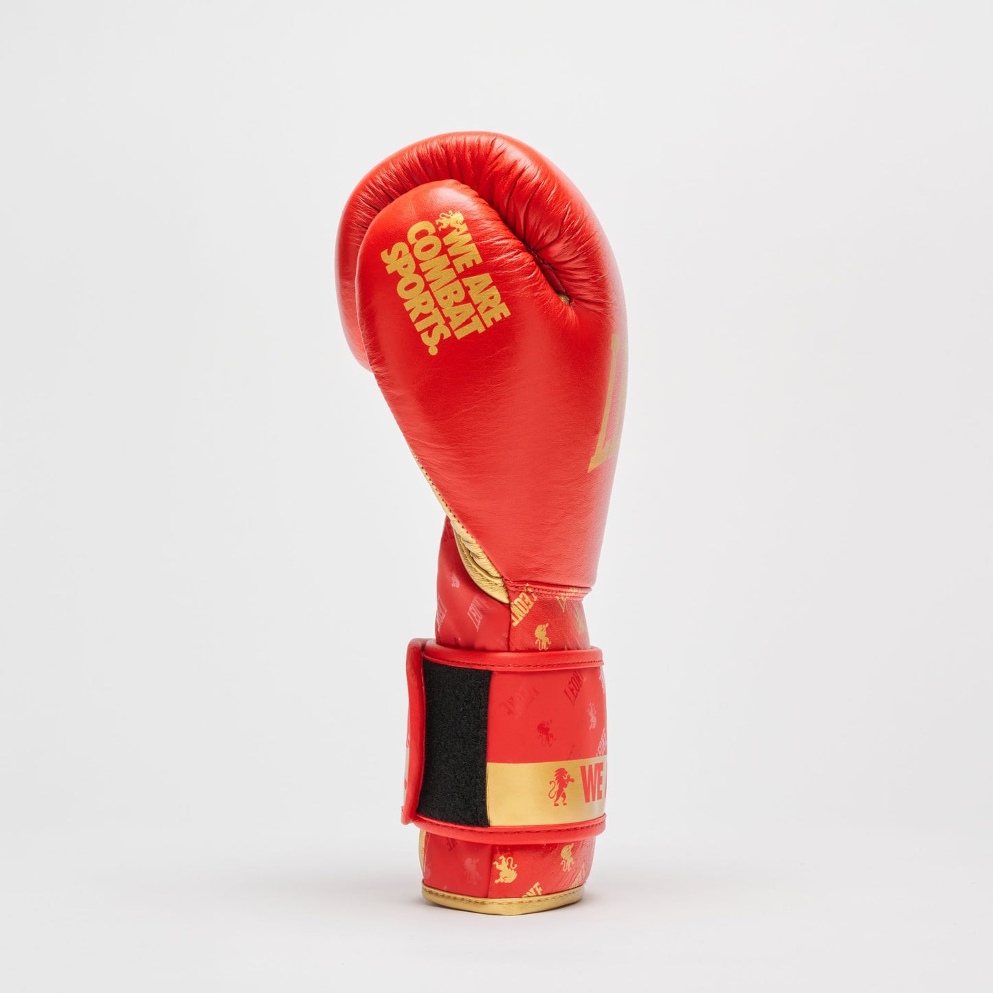 Guantes de boxeo Leone DNA rojo
