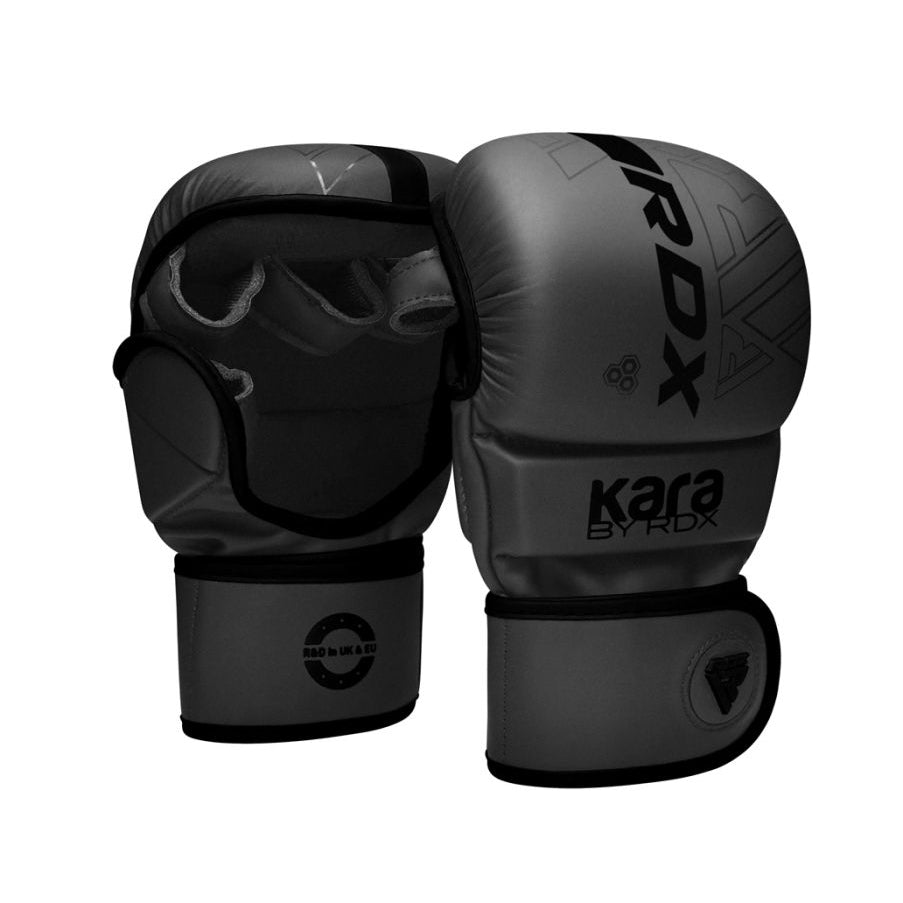 Guantillas de MMA RDX F6 Kara negro matte 7oz