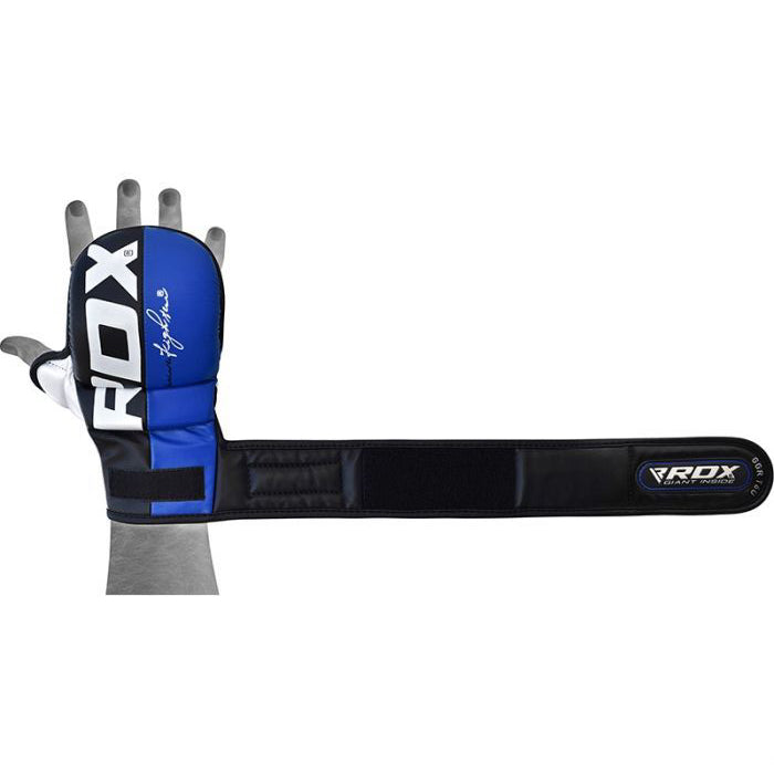 Guantillas de MMA RDX T6 azul de 7oz