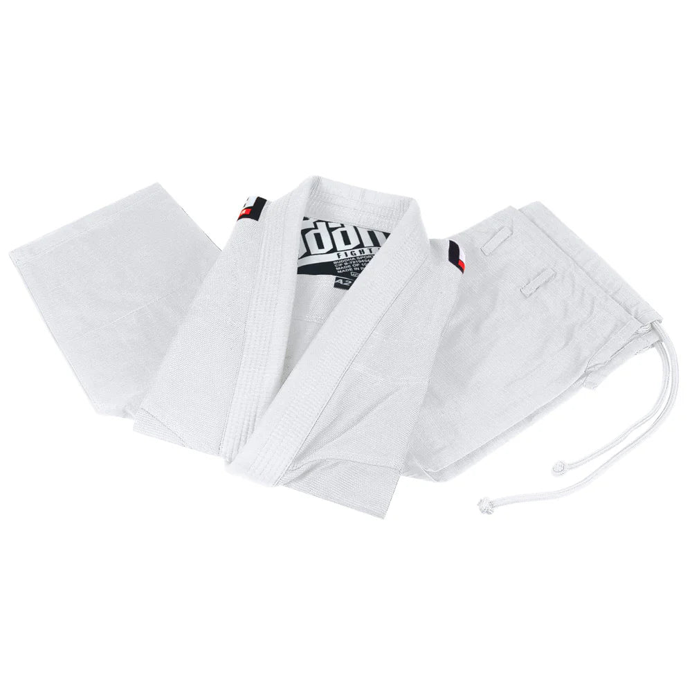 Kimono de BJJ Buddha Infinity Blanco con cinturón blanco (K2)