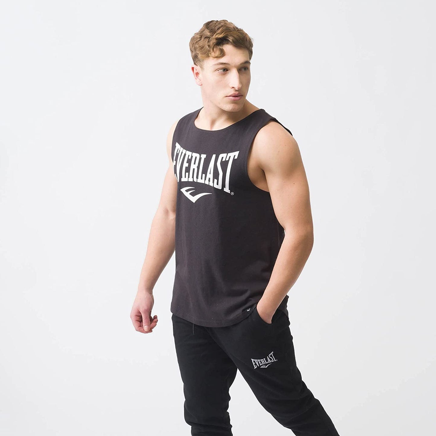 Camiseta sin mangas Everlast negra