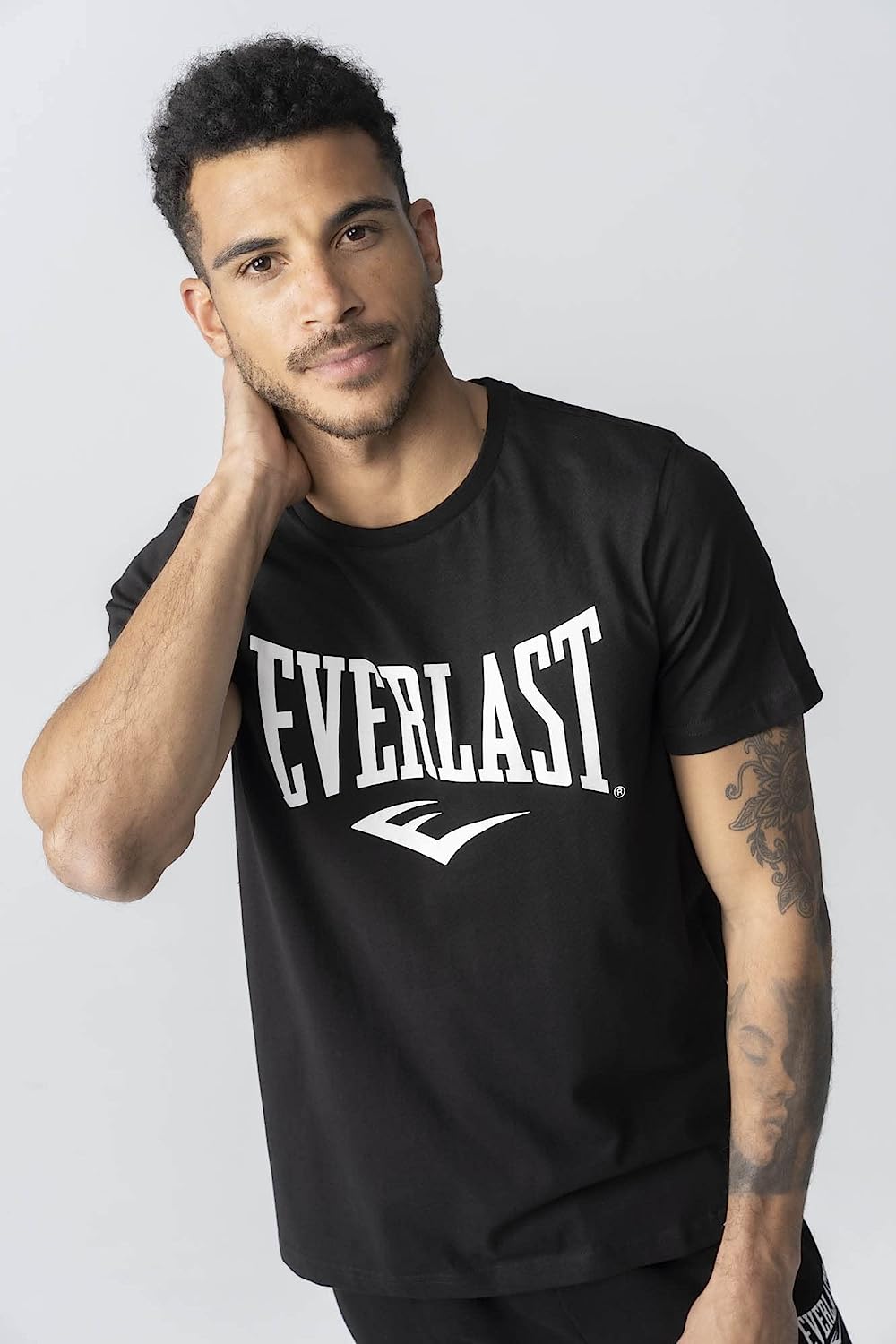 Camiseta manga corta Everlast negro