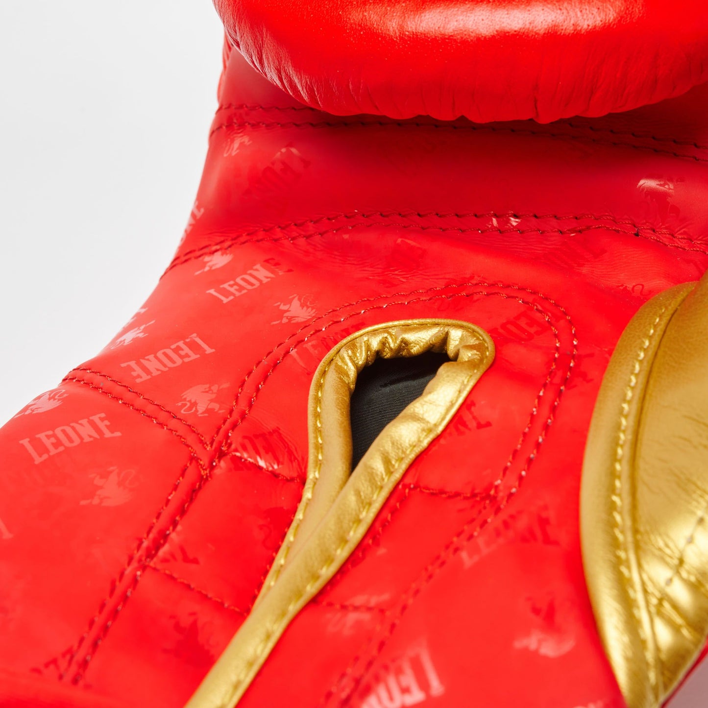 Guantes de boxeo Leone DNA rojo