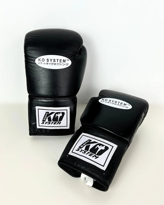 Guantes de boxeo KO System Pro Negro