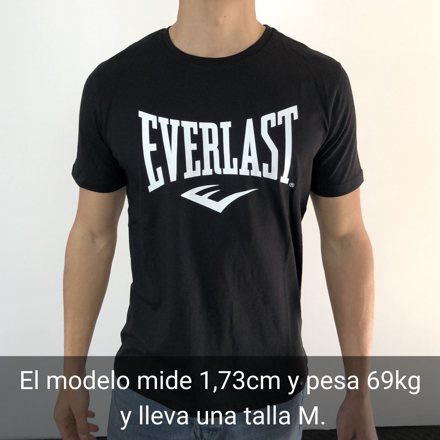 Camiseta manga corta Everlast negro