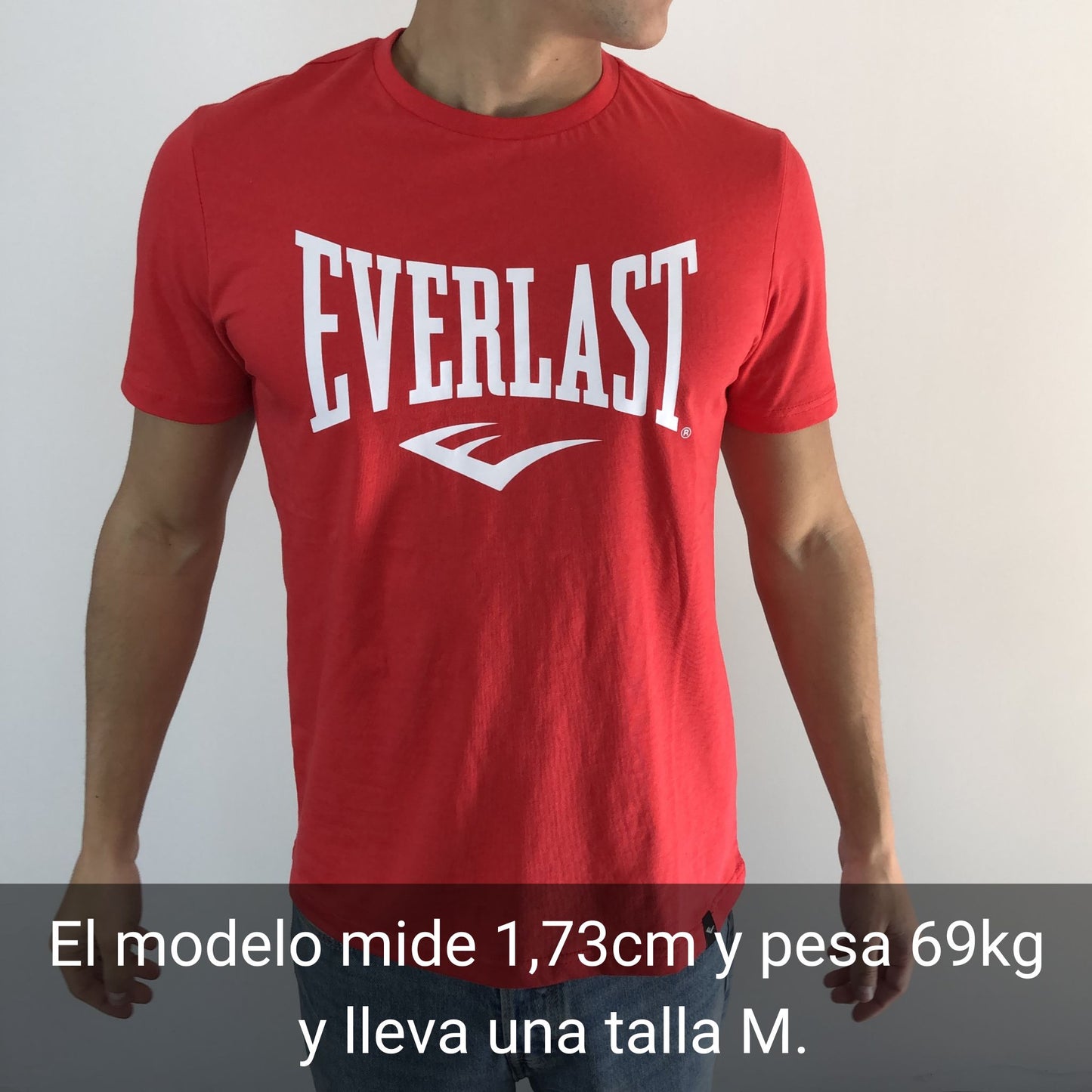 Camiseta manga corta Everlast rojo