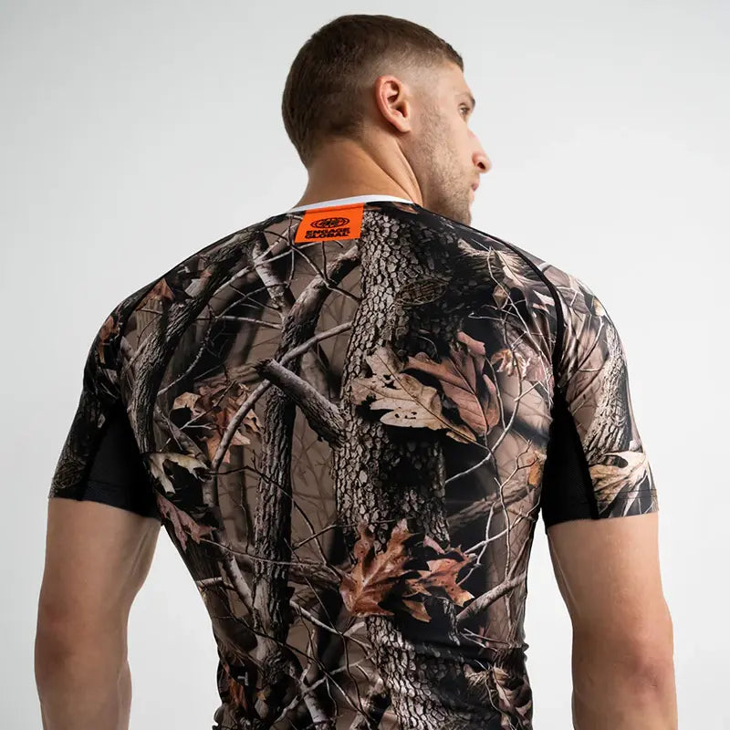 Camiseta de compresión manga corta Engage Real Camo