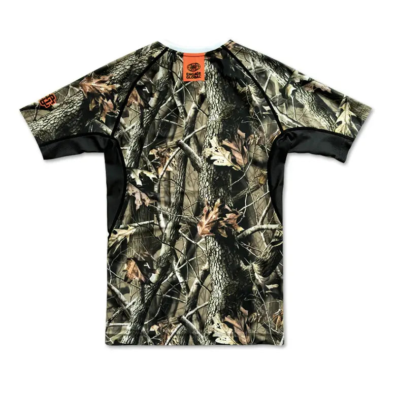 Camiseta de compresión manga corta Engage Real Camo