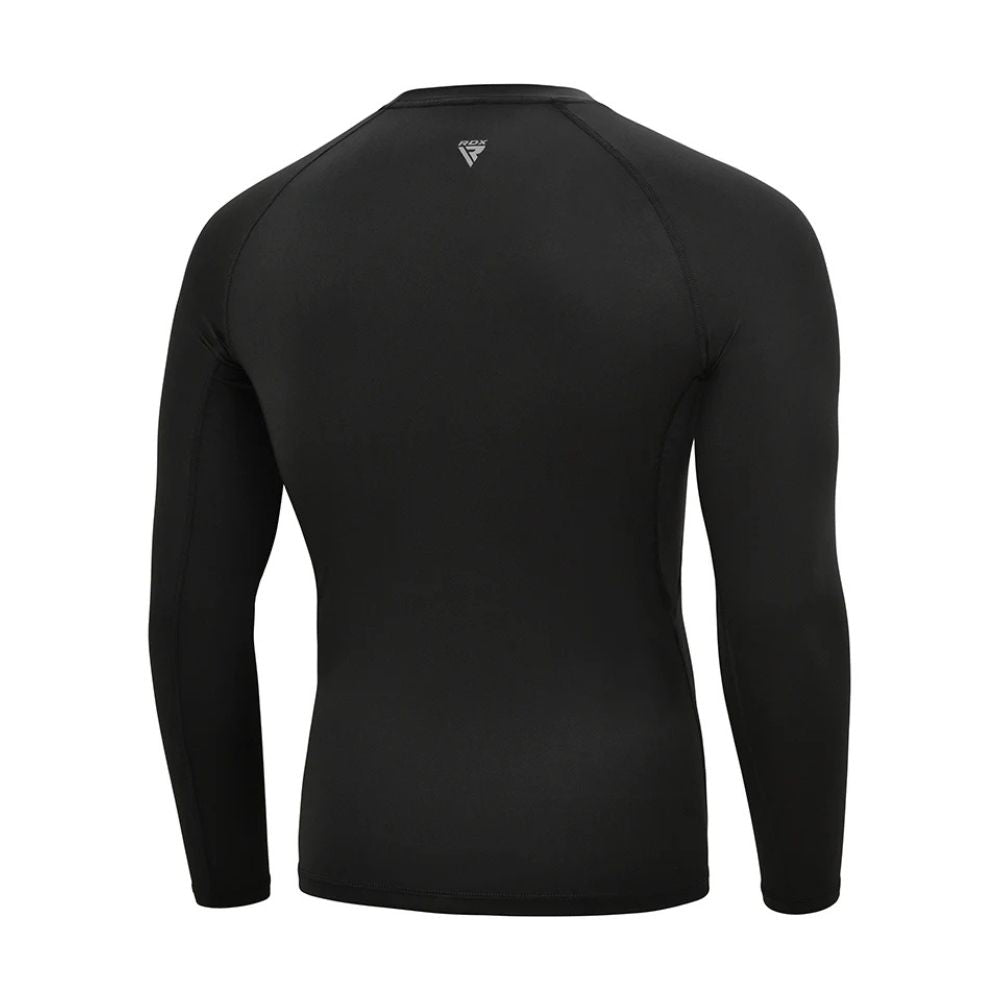 Camiseta de compresión manga larga RDX T15 Negro