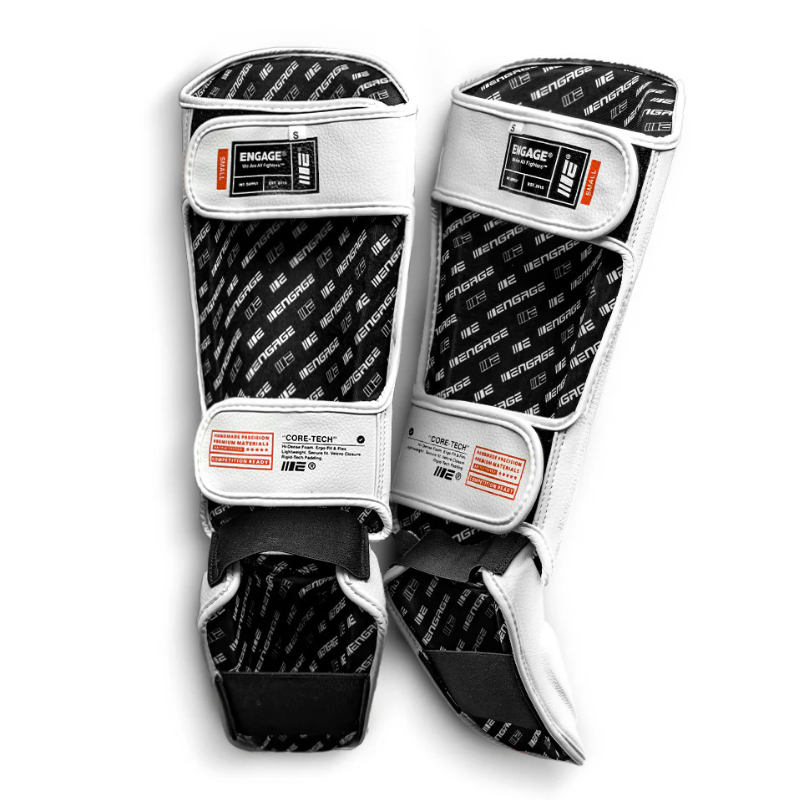 Espinilleras Engage W.I.P Series Blanco