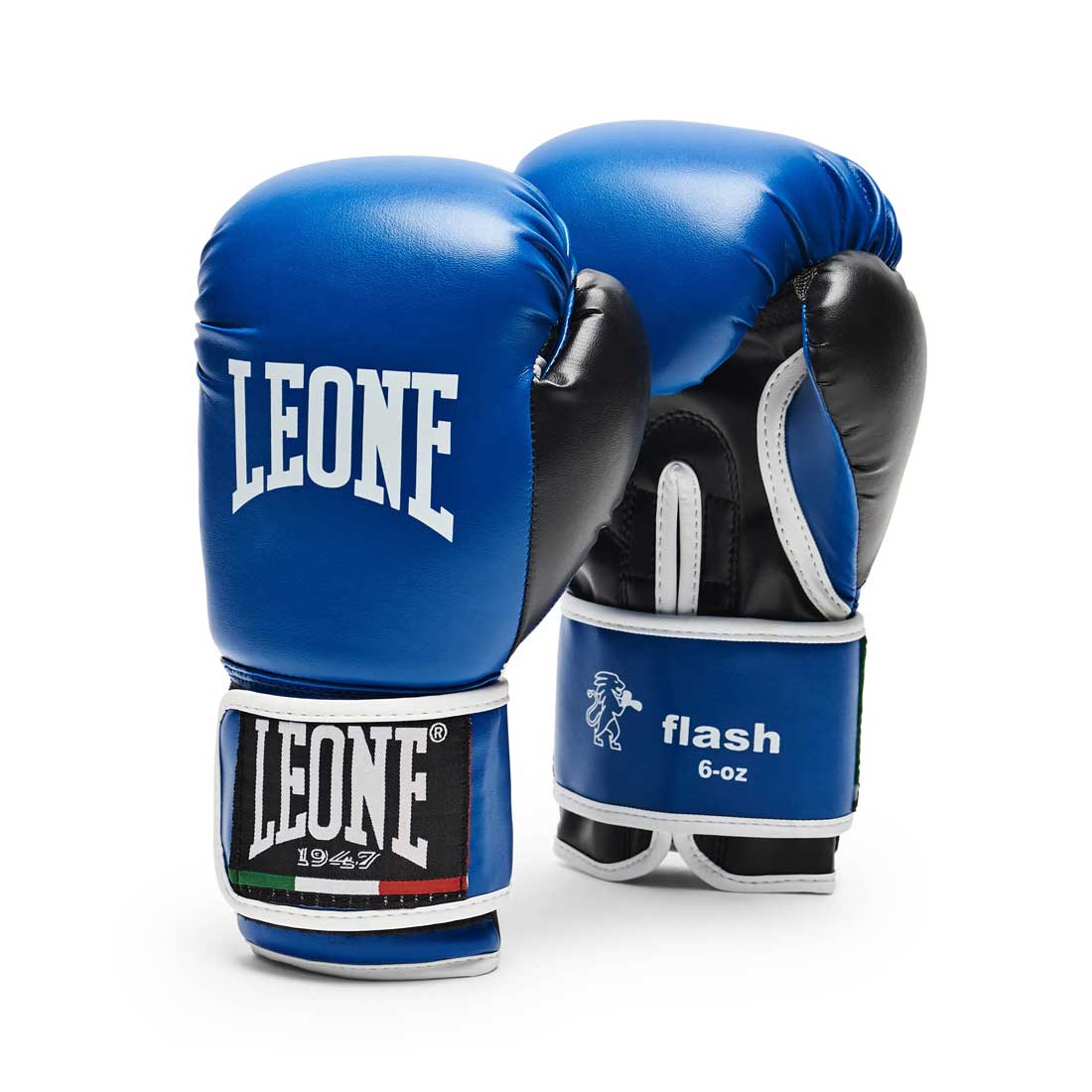Guantes de boxeo Leone junior Flash azul