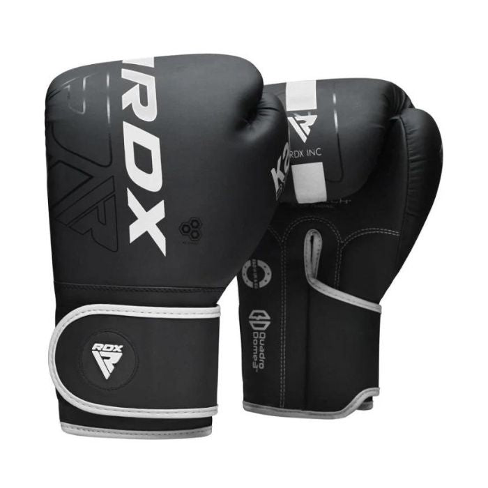 Guantes de boxeo RDX Kara F6 Negro y Blanco
