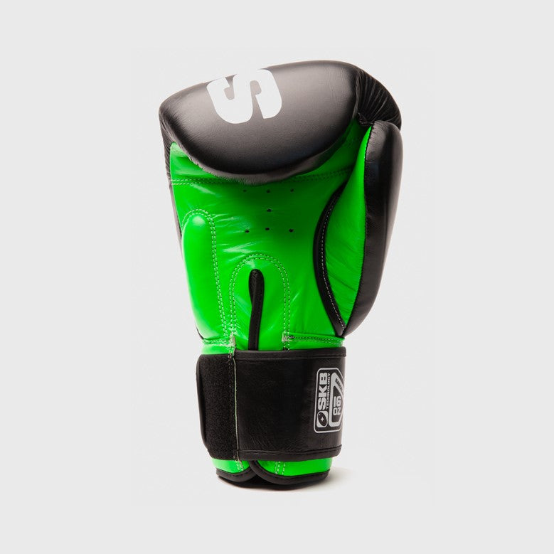 Guantes de boxeo Shark Polaris Negro y Verde Fluo