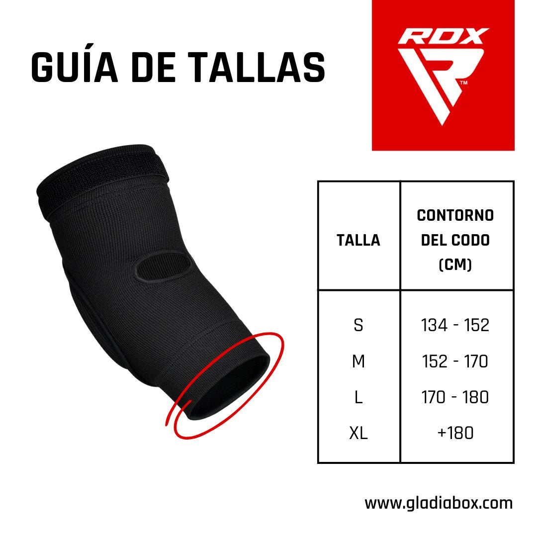Coderas RDX Foam Pad Negro