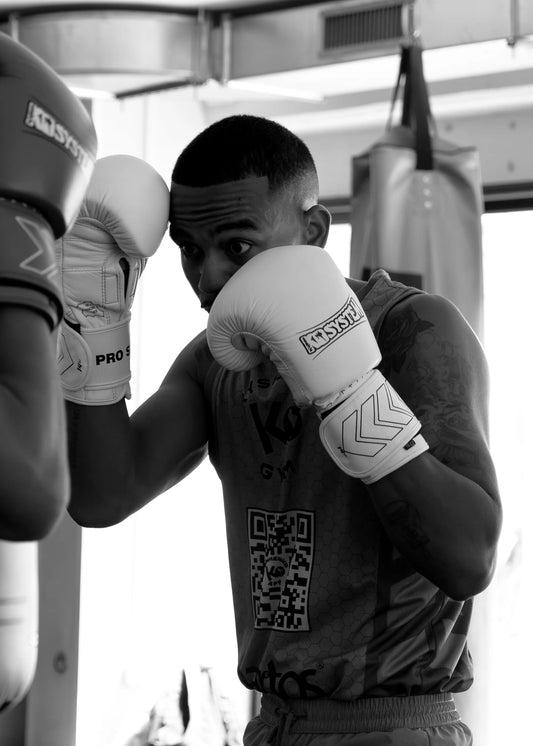 Guantes de boxeo KO System Pro Style Blanco