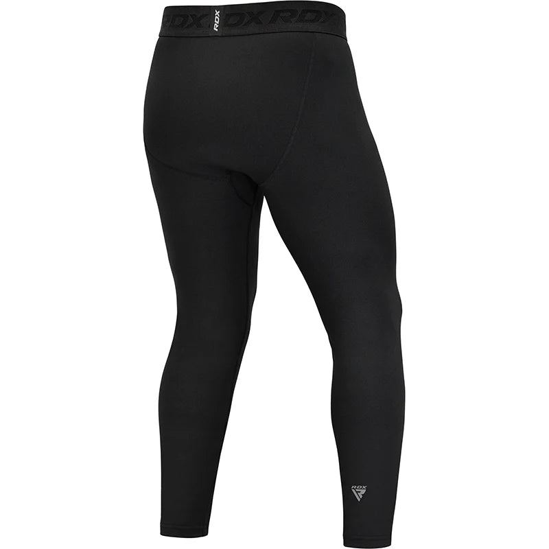 Pantalón largo de compresión para hombre RDX T15 Negro