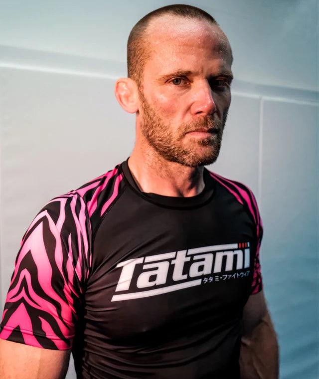 Camiseta de compresión manga corta Tatami Recharge Pink
