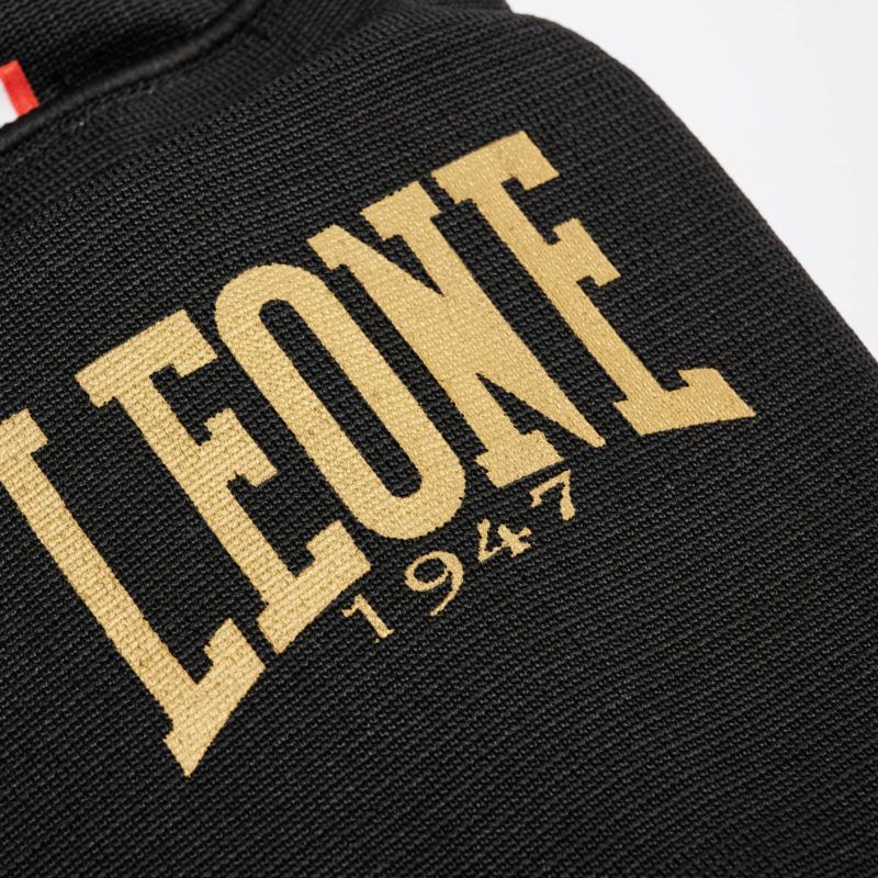 Espinilleras Tubulares Leone “DNA” Color Negro (K2)
