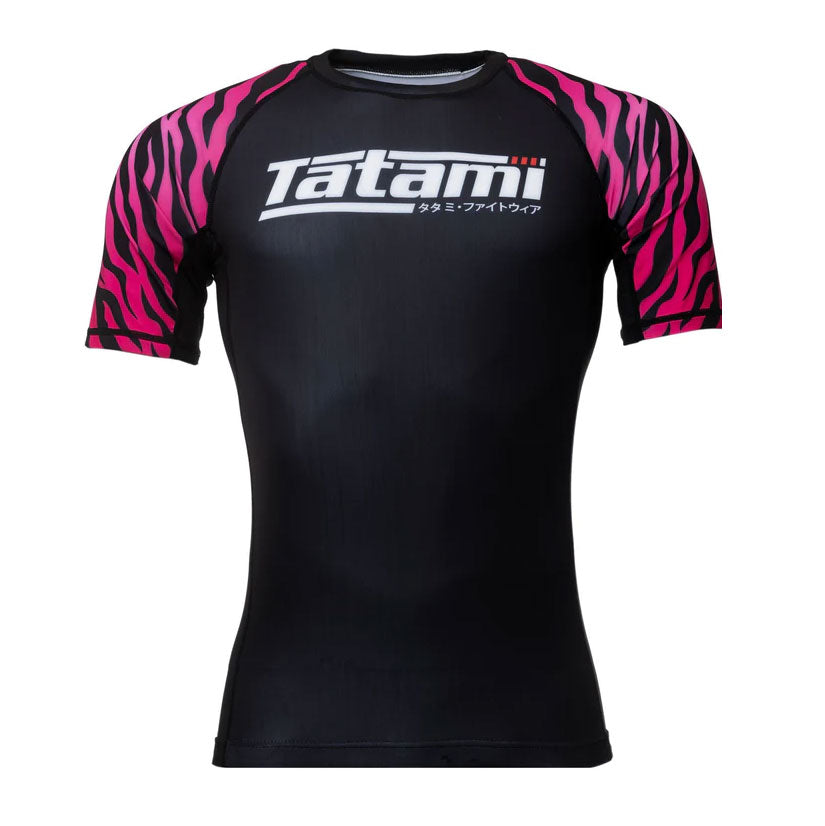 Camiseta de compresión manga corta Tatami Recharge Pink