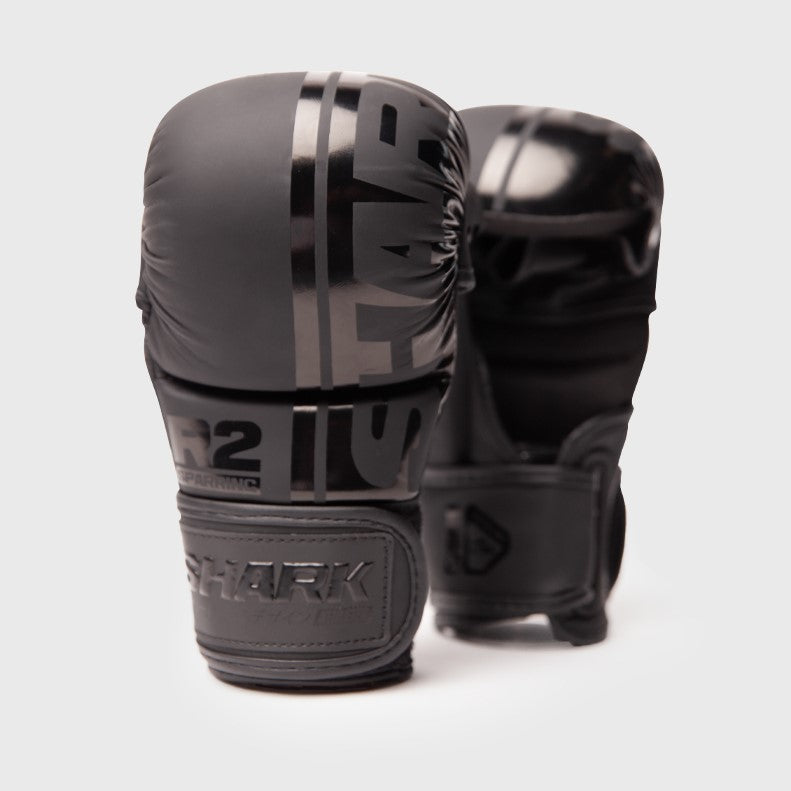 Guantillas de MMA Shark R2 negro (K2)