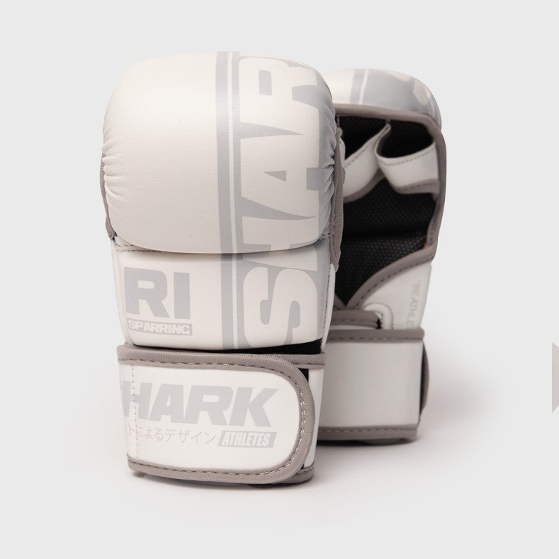 Guantillas de MMA Shark R1 Blanco y Gris