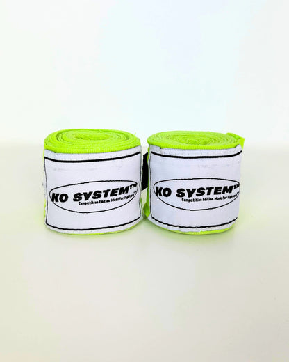 Vendas de boxeo KO System Amarillo Fluo