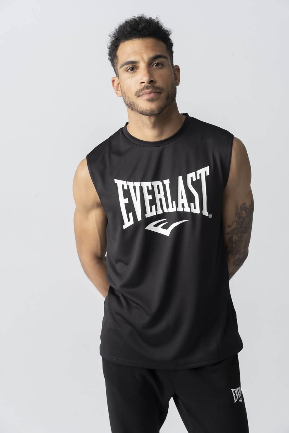 Camiseta sin mangas Everlast Powel negra