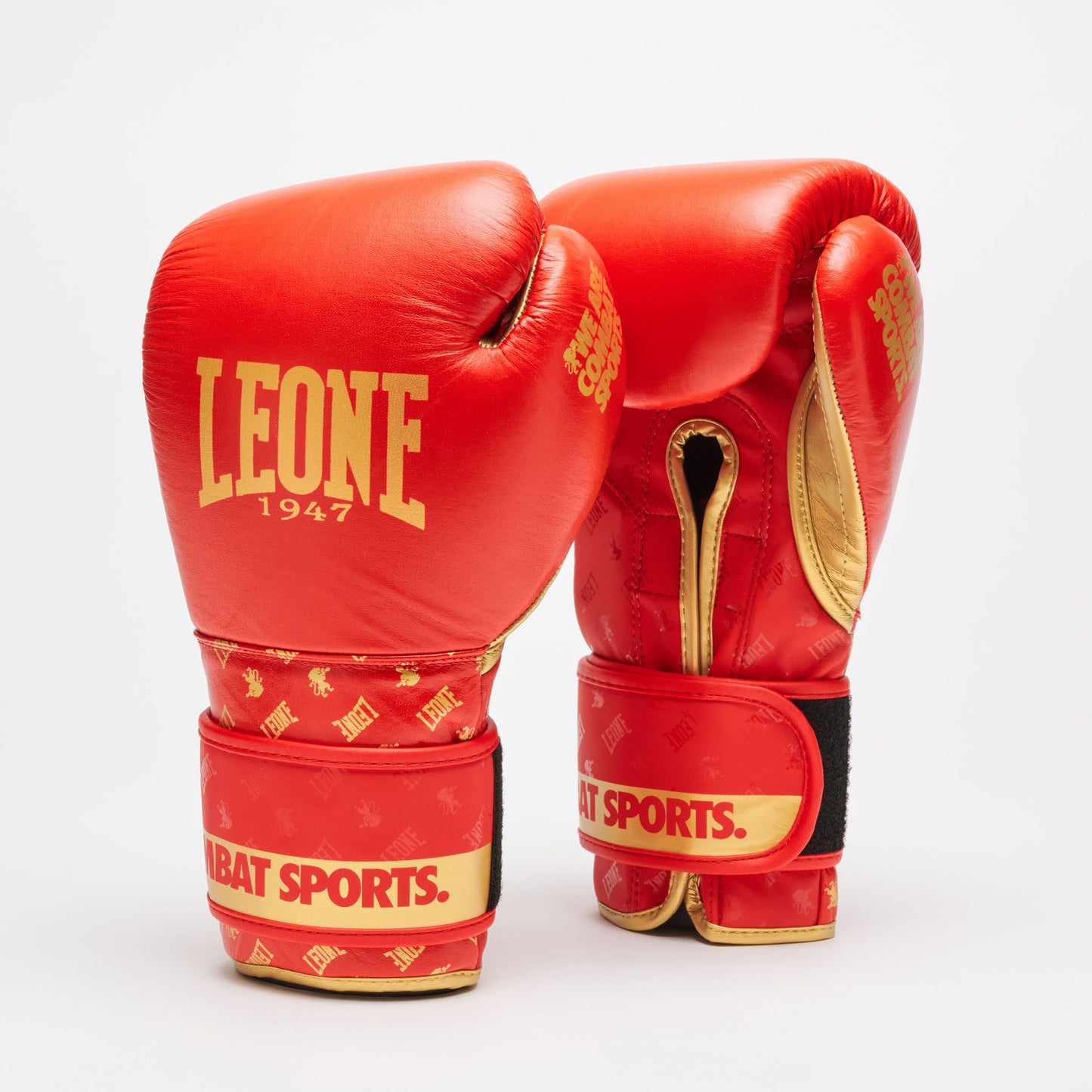 Guantes de boxeo Leone DNA rojo
