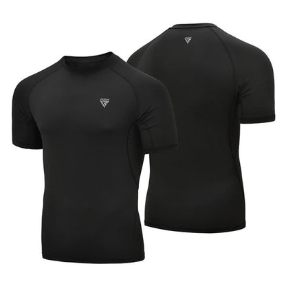 Camiseta de compresión manga corta RDX T15 Negro