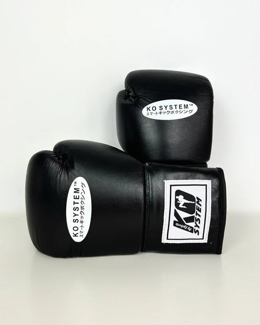 Guantes de boxeo KO System Pro Negro