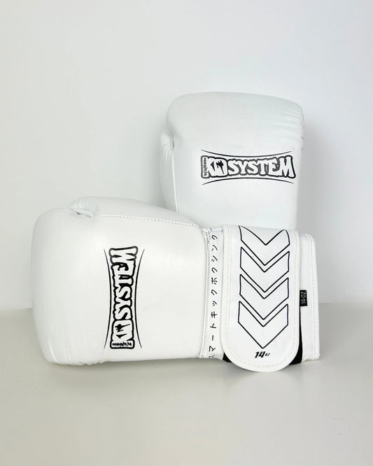 Guantes de boxeo KO System Pro Style Blanco