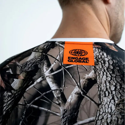 Camiseta de compresión manga corta Engage Real Camo