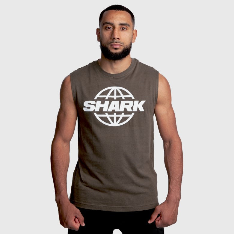 Camiseta sin mangas Shark Sparring Kaki