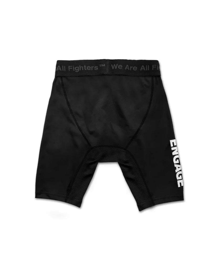 Pantalón corto de compresión Engage Negro