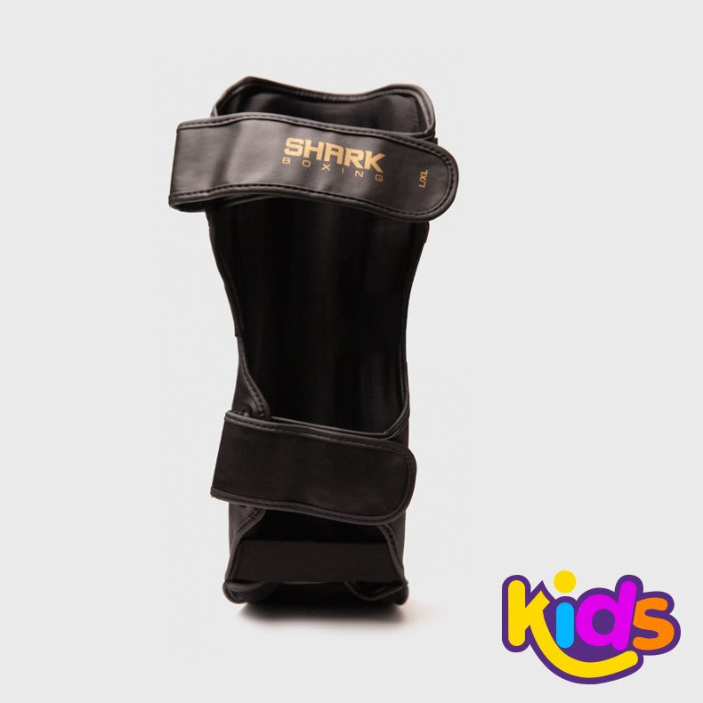 Espinilleras para niños SKF 3.0 Negro/Oro (K2)
