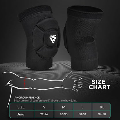 Coderas RDX Foam Pad Color Negro (K2)