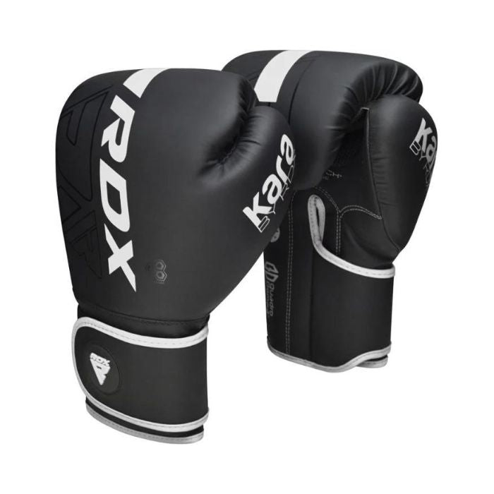 Guantes de boxeo RDX Kara F6 Negro y Blanco
