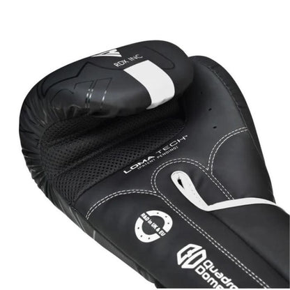 Guantes de boxeo RDX Kara F6 Negro y Blanco