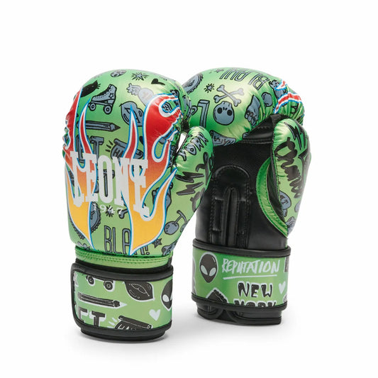 Guantes de boxeo Leone Flames Junior 6oz (K2)