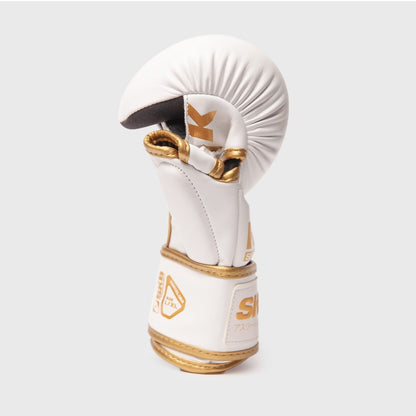 Guantillas de MMA Shark R2 Blanco y Oro (K2)