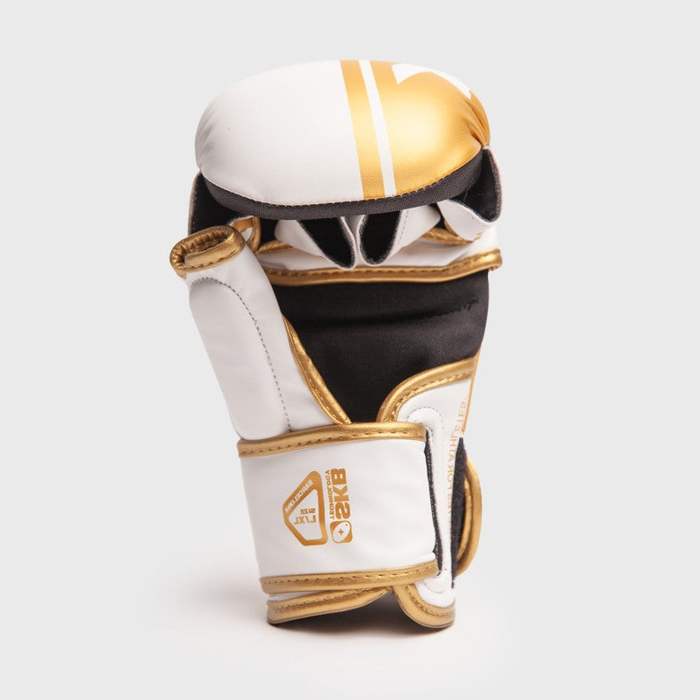 Guantillas de MMA Shark R2 Blanco y Oro (K2)