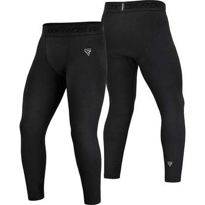 Pantalón largo de compresión para hombre RDX T15 Negro