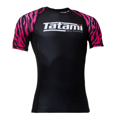 Camiseta de compresión manga corta Tatami Recharge Pink