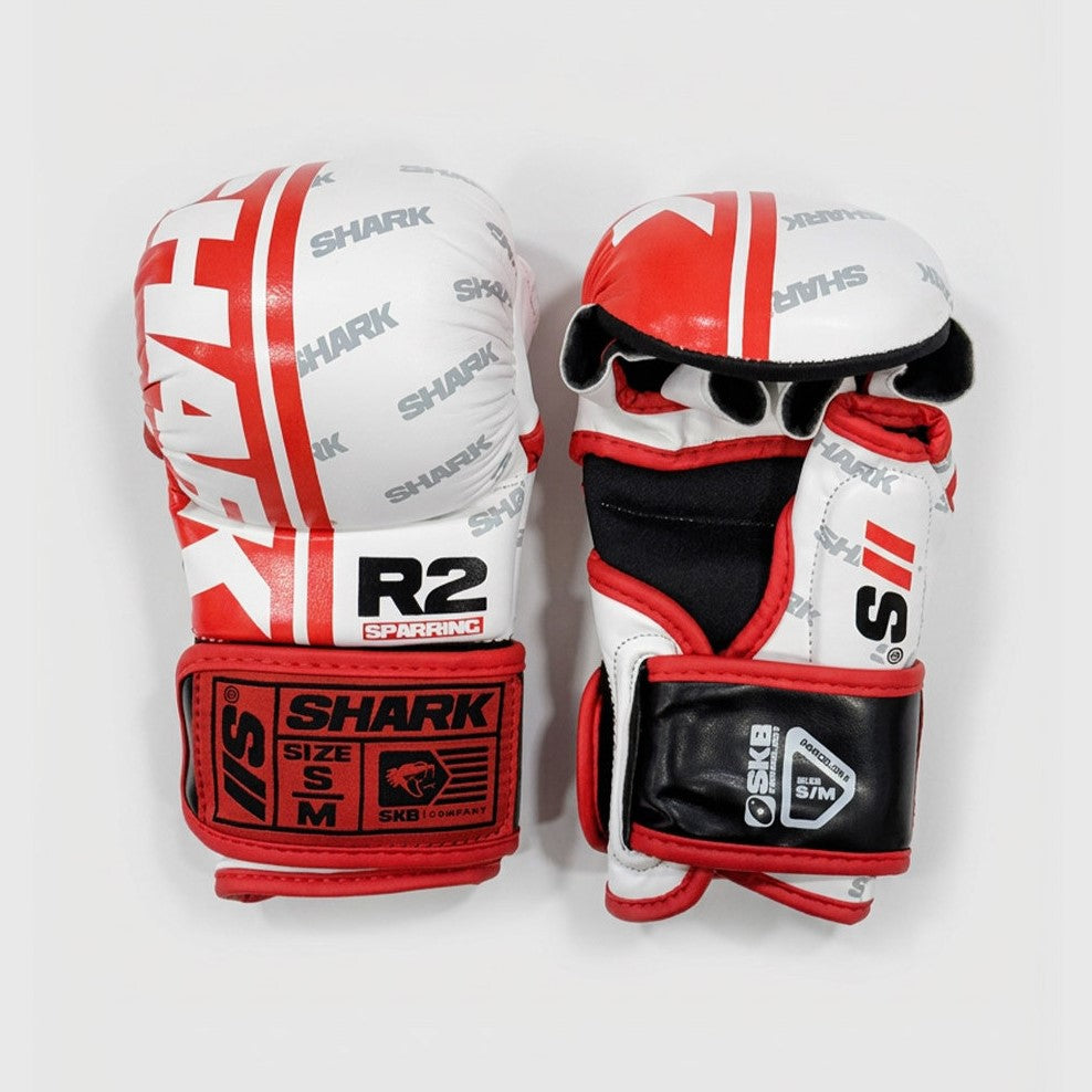 Guantillas de MMA Shark Pro Combat Blanco (K2)