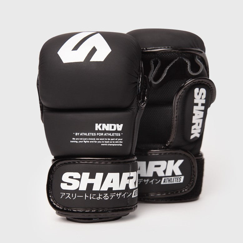 Guantillas de MMA Shark Pro Combat Negro (K2)