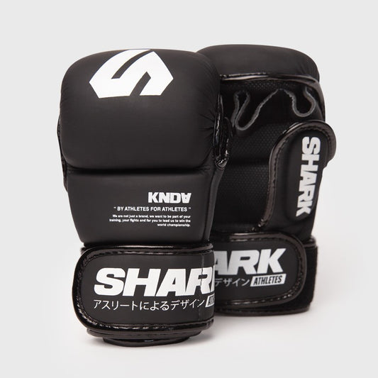 Guantillas de MMA Shark Pro Combat Negro (K2)