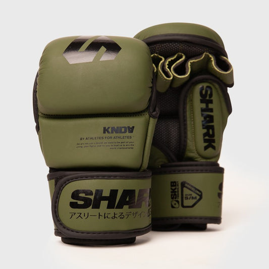 Guantillas de MMA Shark Pro Combat Verde (K2)